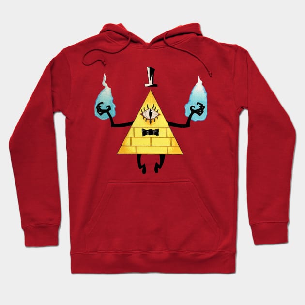 Bill Cipher - Gravity Falls Hoodie by wrg_gallery